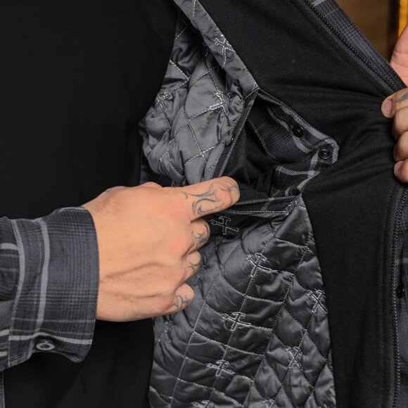 Dixxon Flannel The RITUAL Hooded Flannel Jacket - Men's XL Tall - Picture 5 of 12